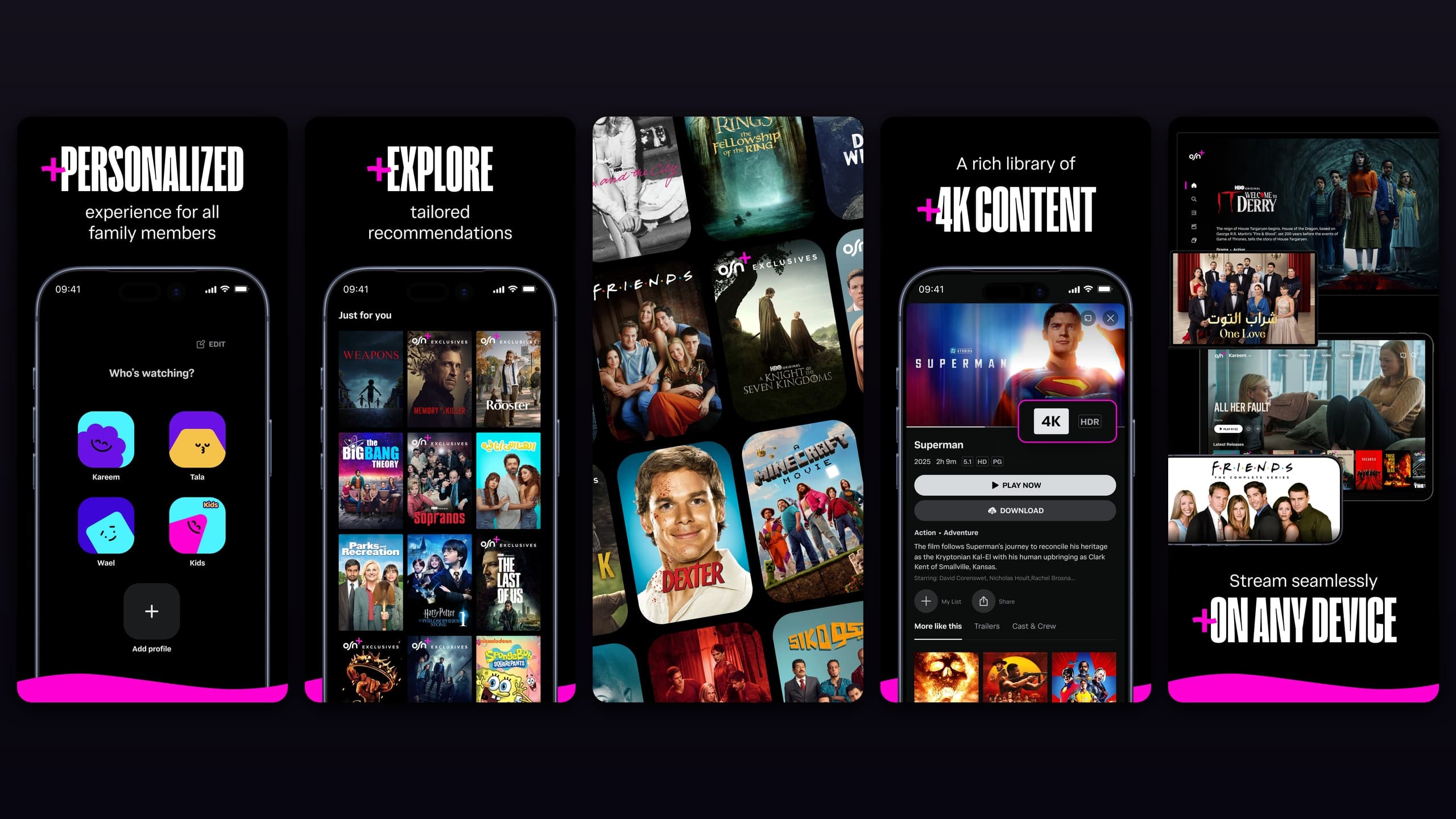 OSN+ Streaming App (iOS)